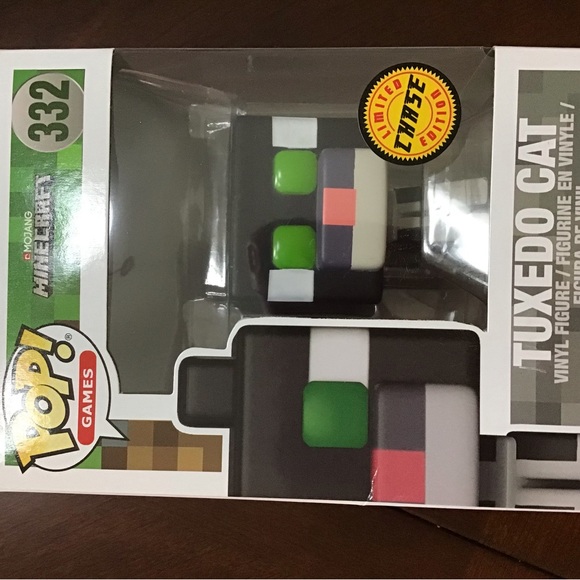 New in box PopGames- Minecraft limited Chase Edition Tuxedo Cat - Picture 4 of 5